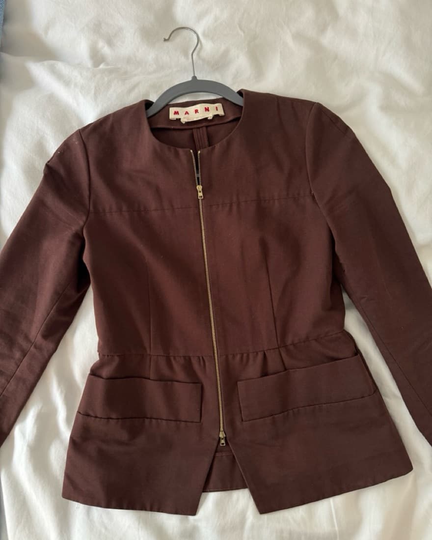 Brown Marni Jacket Top - Image 1