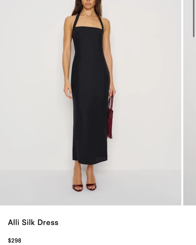 Black Reformation Dress - Image 1