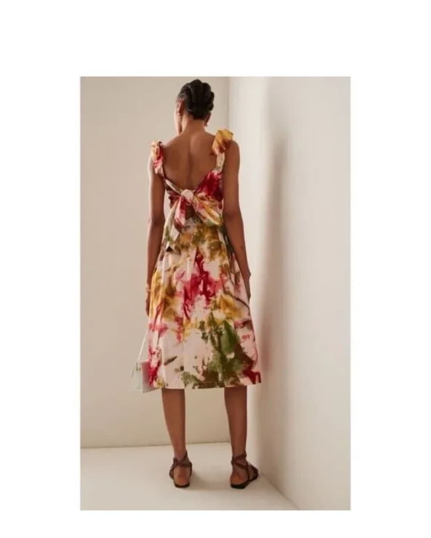 Busayo Segun Cutout Cotton Tie-Dye Dress - Image 2