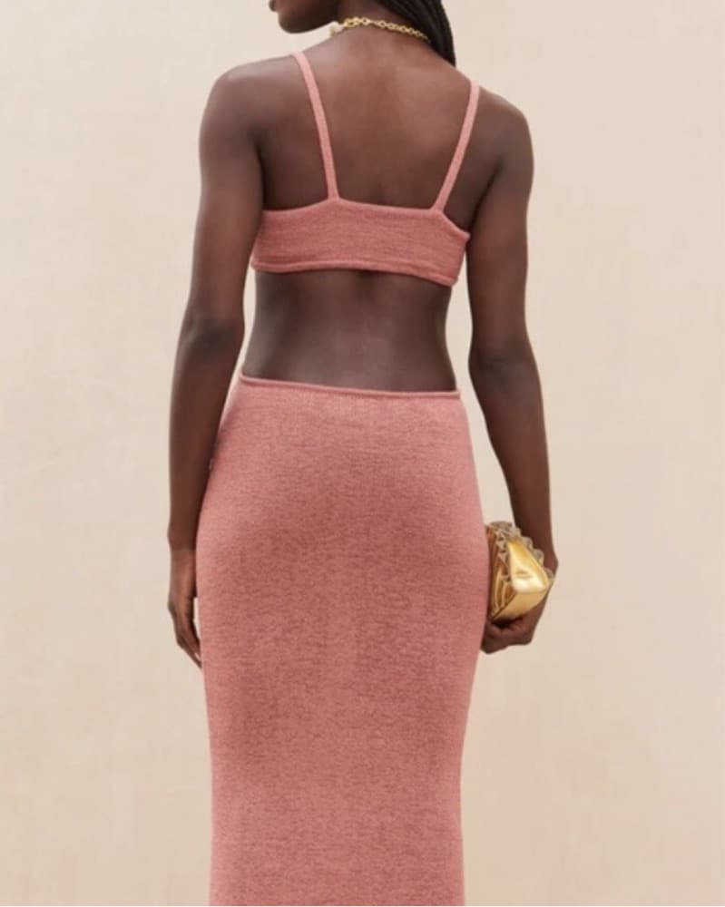 Cult Gaia Serita Cut-Out Knit Maxi Dress - Image 2