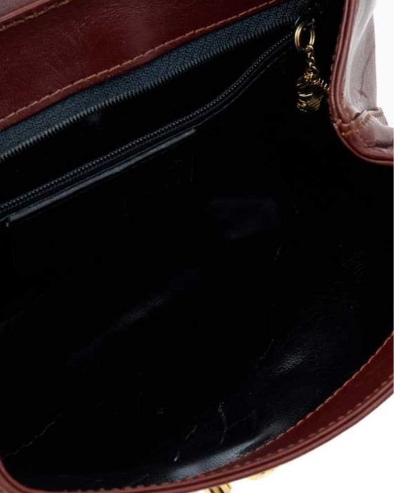 Vintage Ferragamo Studded Top Handle Bag - Image 5