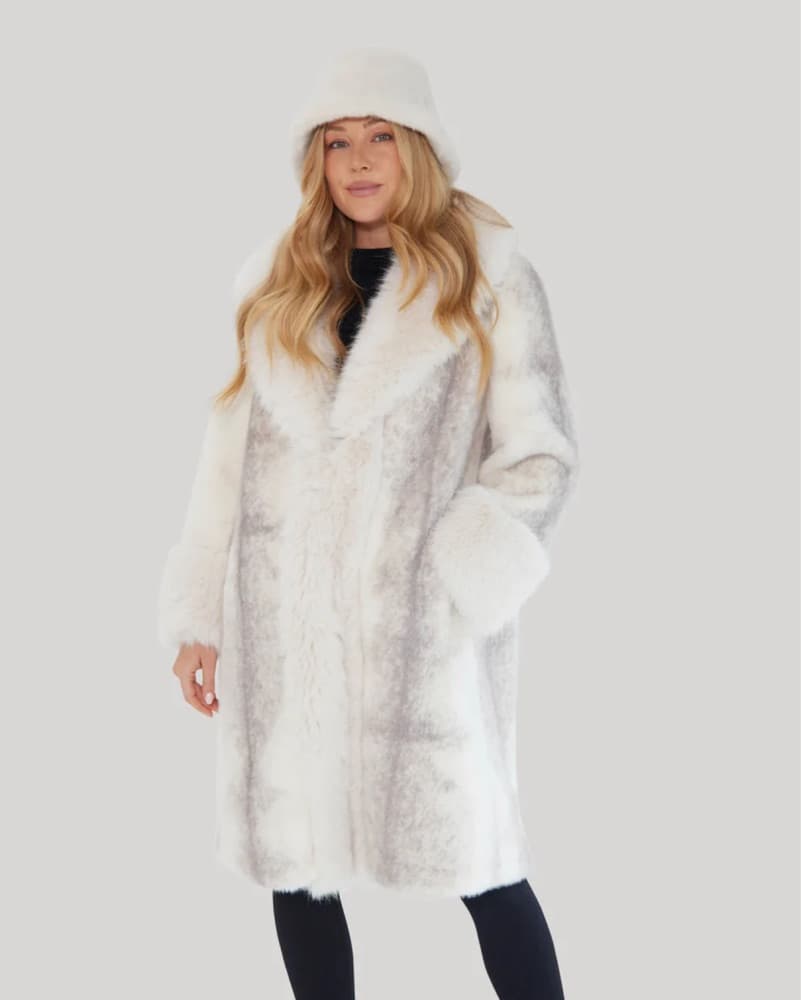 My Sunday Ski Faux Mink Fur Coat  - Image 2