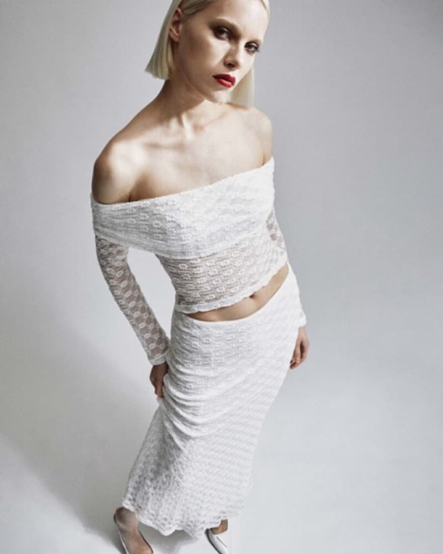 Bardot White Lace Set - Image 2