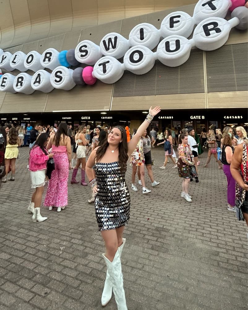 Black Sequin Dress  - Image 2
