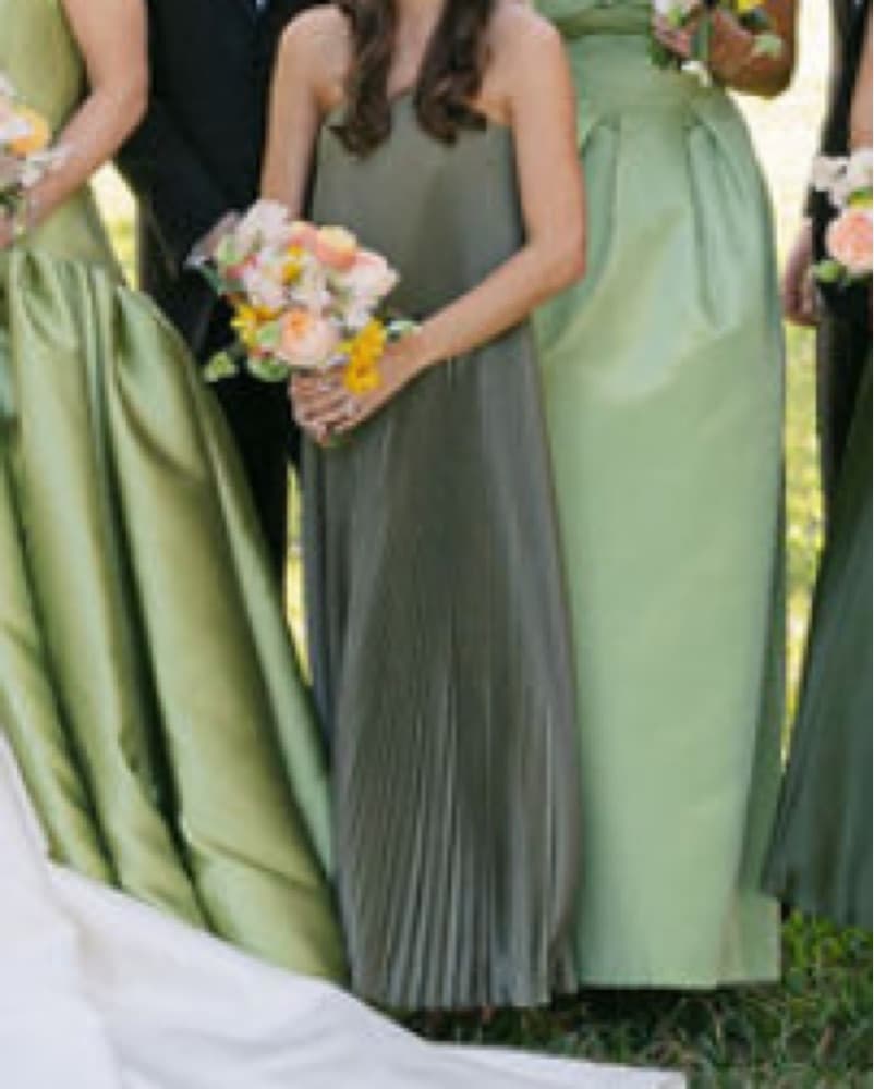L’idèe black Tie Gown - Moss  - Image 2
