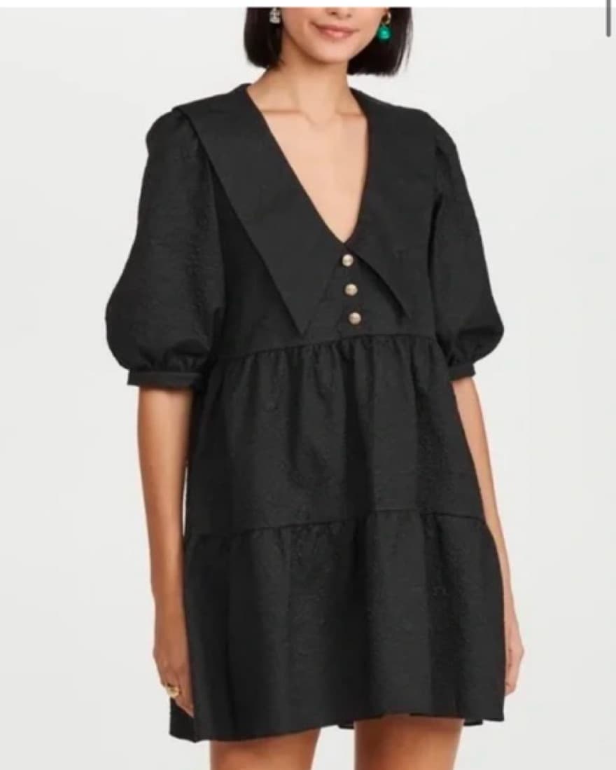 Amanda Uprichard Black Mini Dress  - Image 2