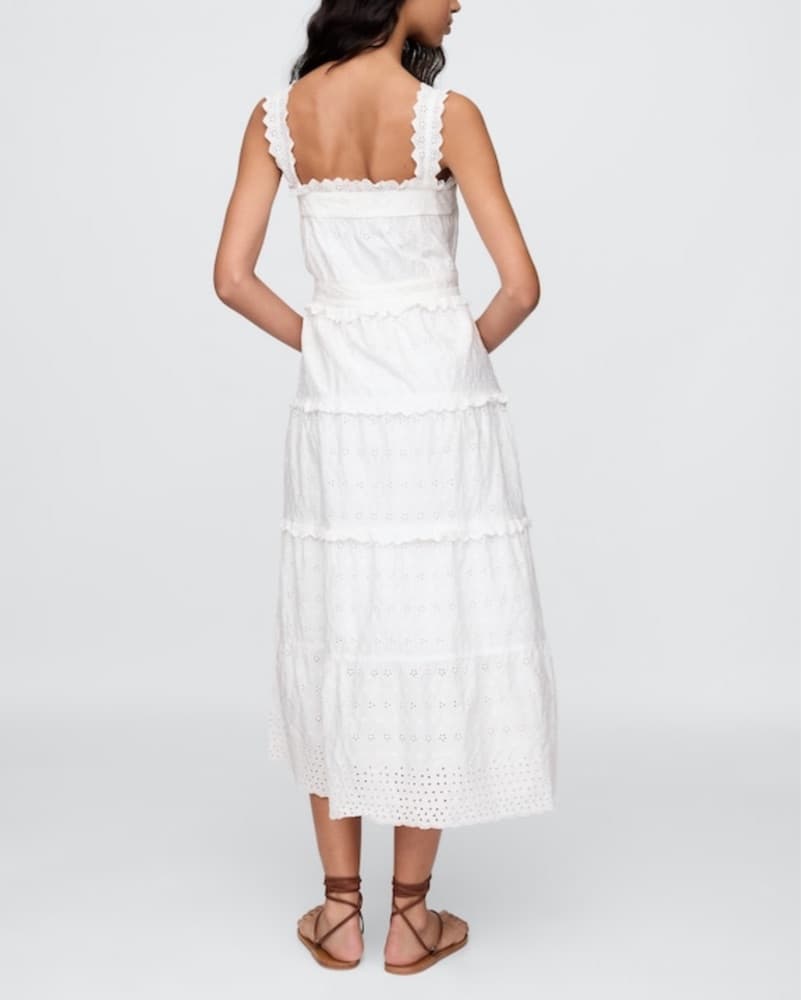 Gap X Doen Eyelet Midi Dress - Image 3