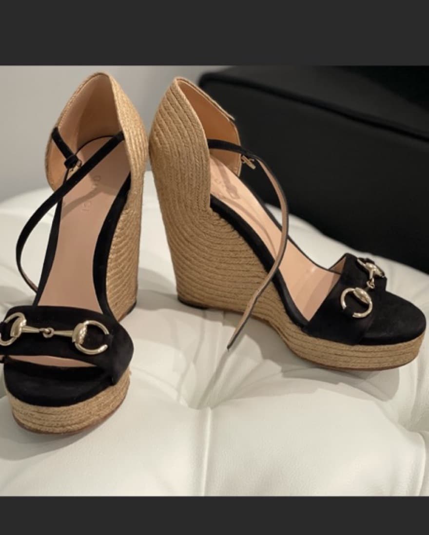 Gucci Wedges Black  - Image 1