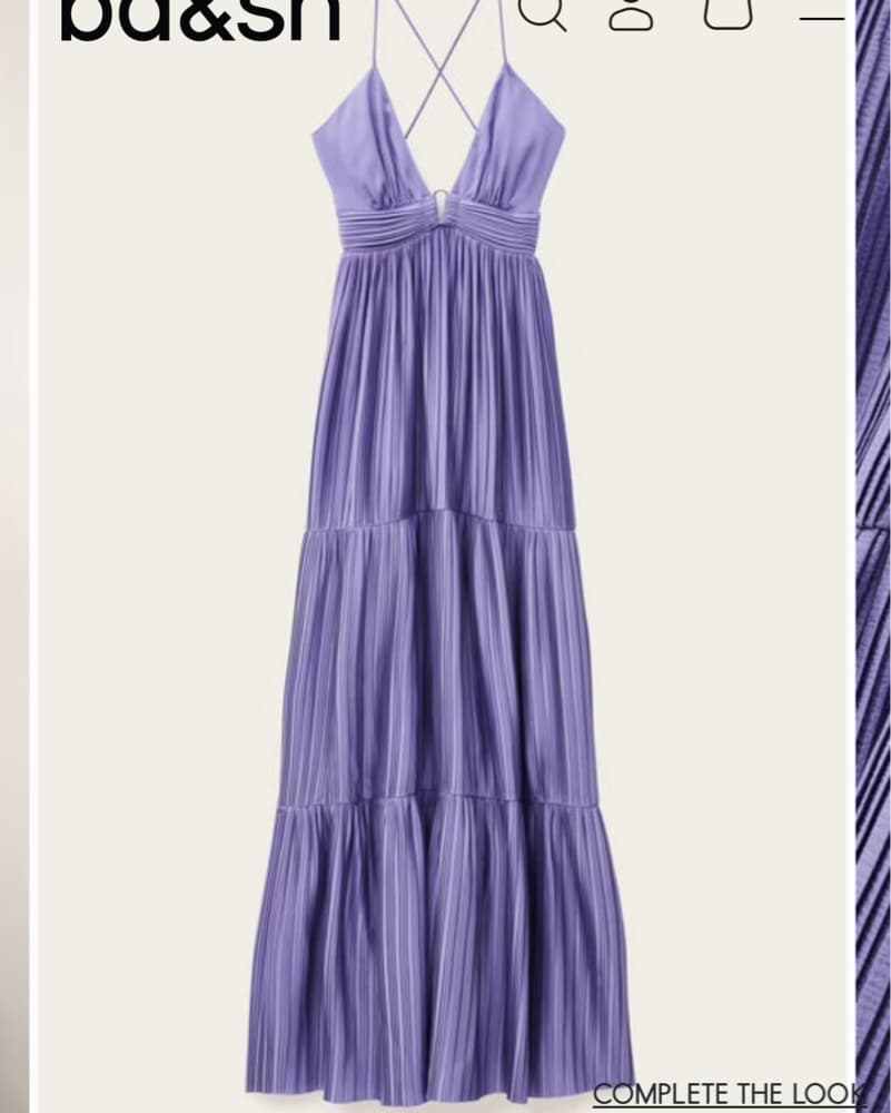 Ba&sh Wasta Dress purple - Image 3