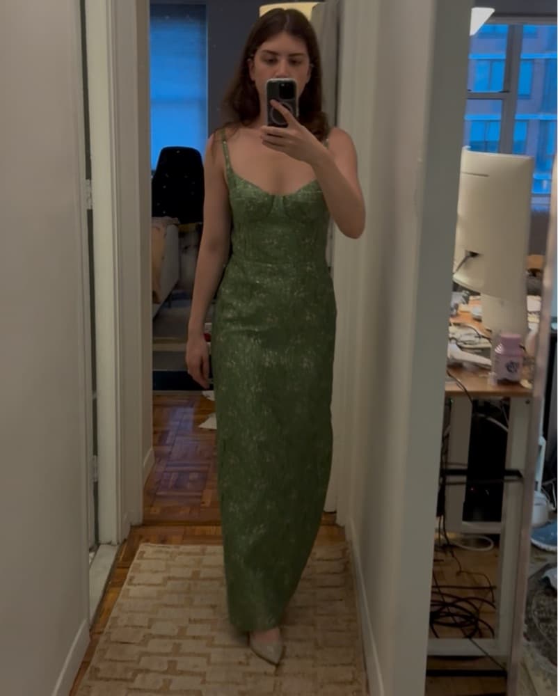 Montsand Brocade Bamboo Dress - Image 4