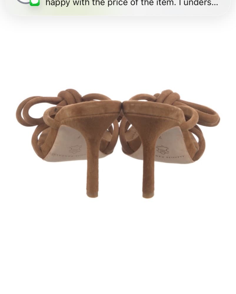 Loeffler Randal Suede Bow Heel  - Image 3