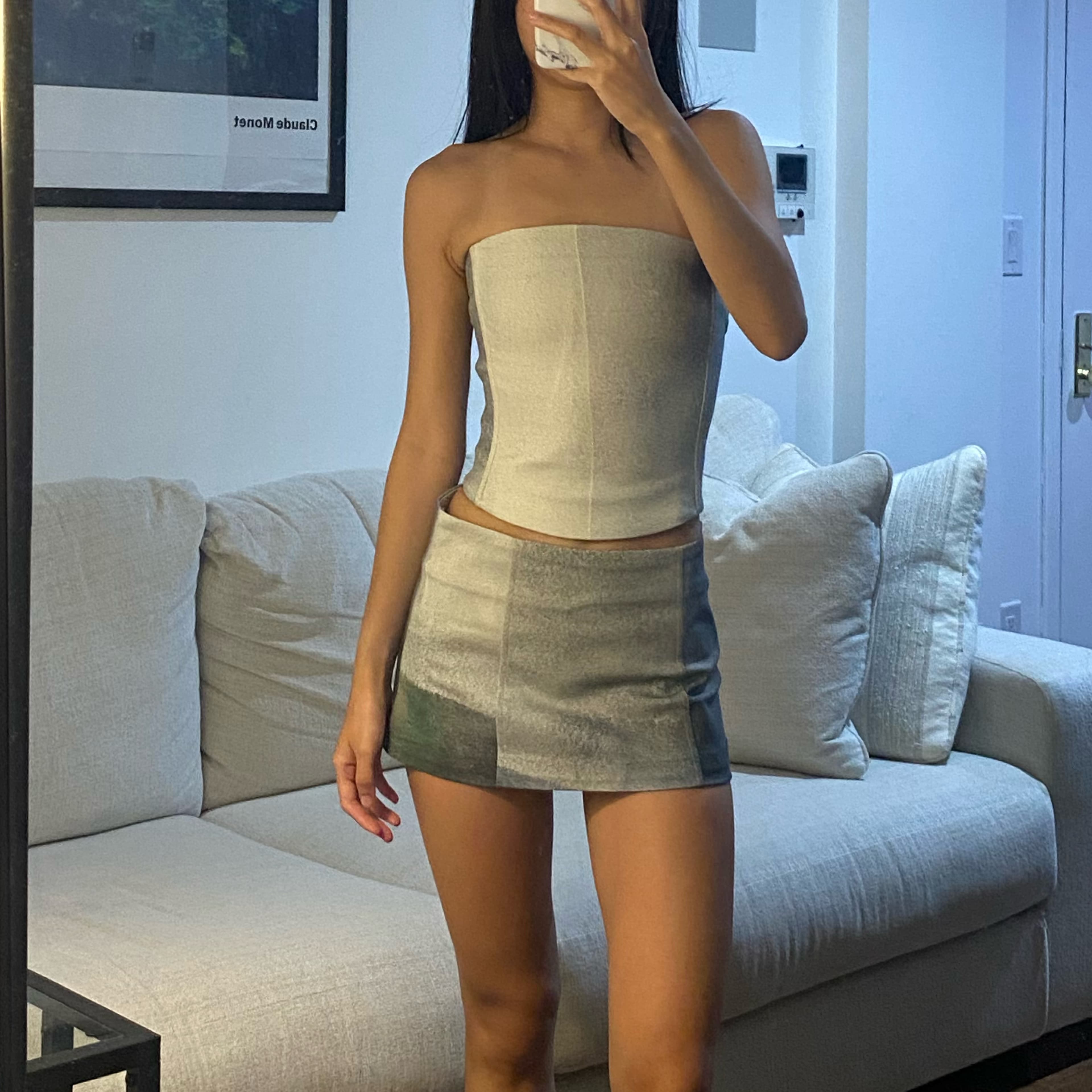With Jean Viola Mini Skirt - Image 3