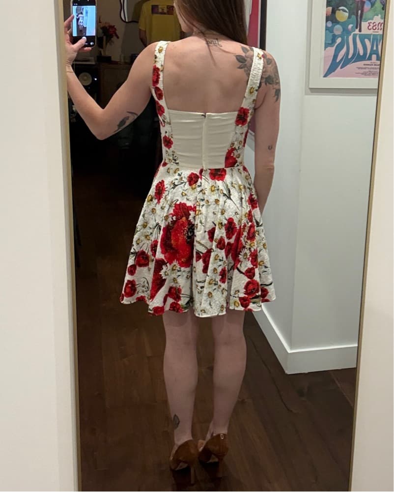 Dolce & Gabbana Floral Cocktail Dress - Image 2