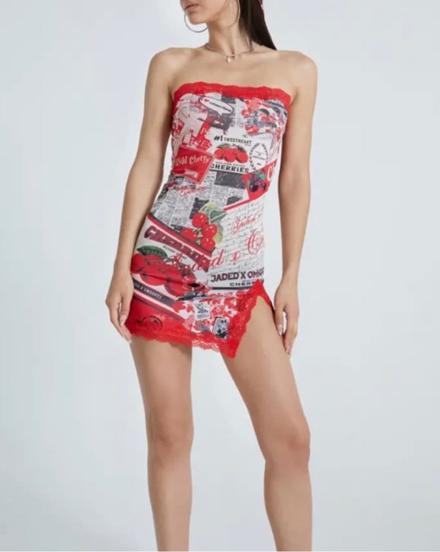 Jaded London X Omighty Lace Mini Dress  - Image 1