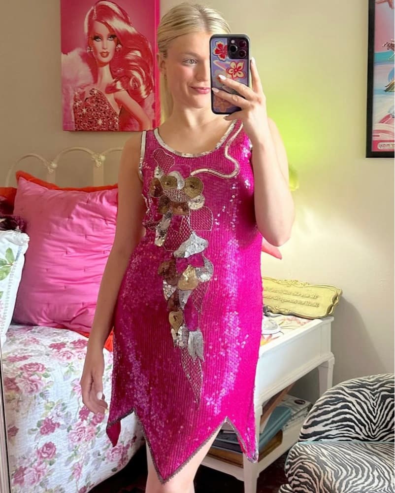 Vintage Sequin Dress   - Image 1