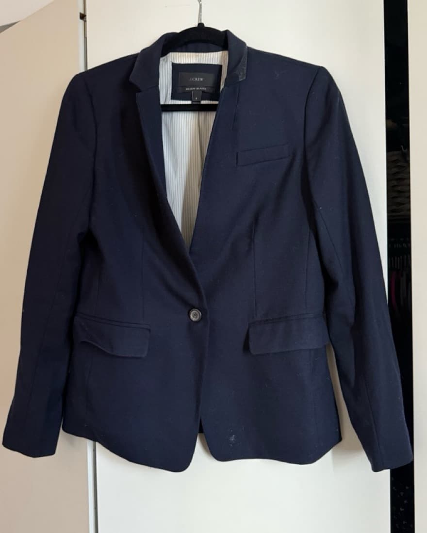J. Crew Navy Regent Tailored Blazer - Image 3