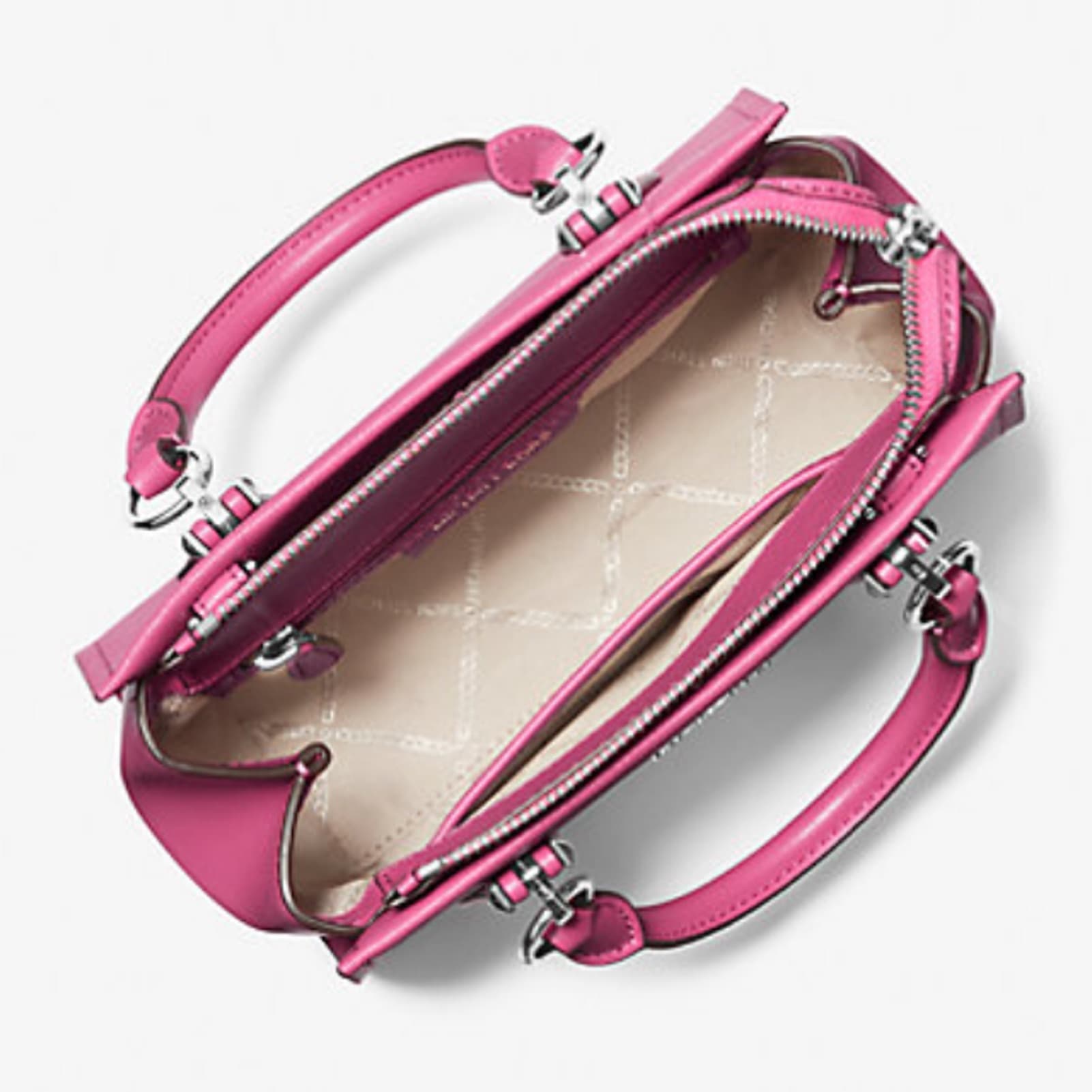 Michael Kors Fuchsia Leather Crossbody  - Image 2