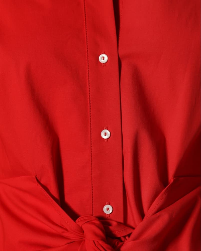 PROENZA SCHOULER Red Cotton Dress - Image 4