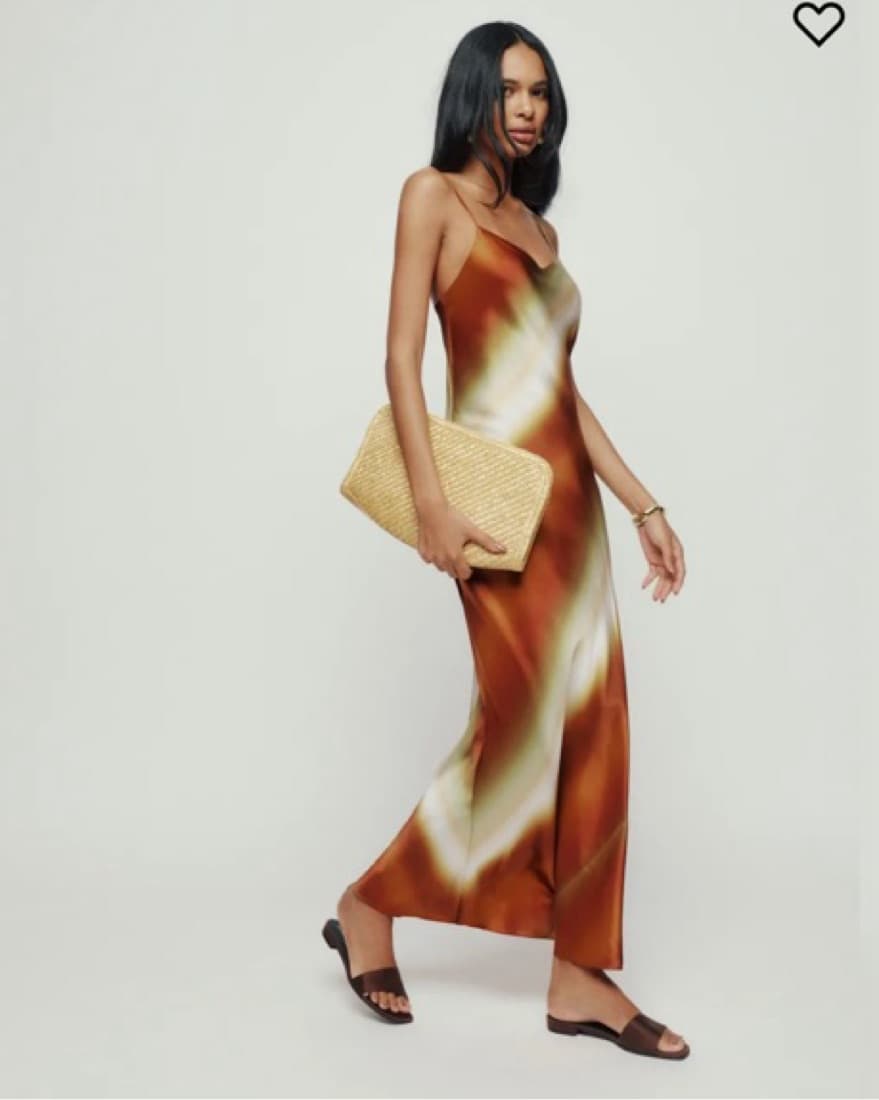 Reformation Silk Slip Dress - Image 1