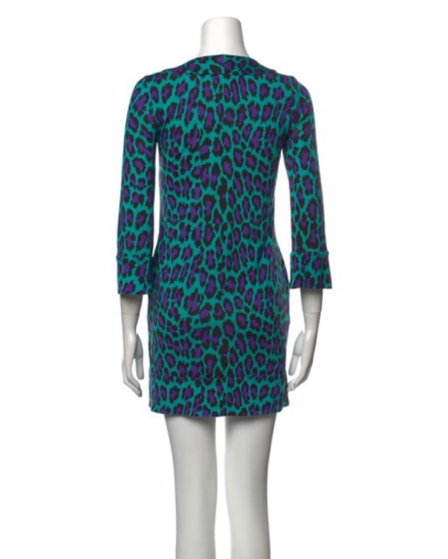 DVF mini Cheetah Dress  - Image 3