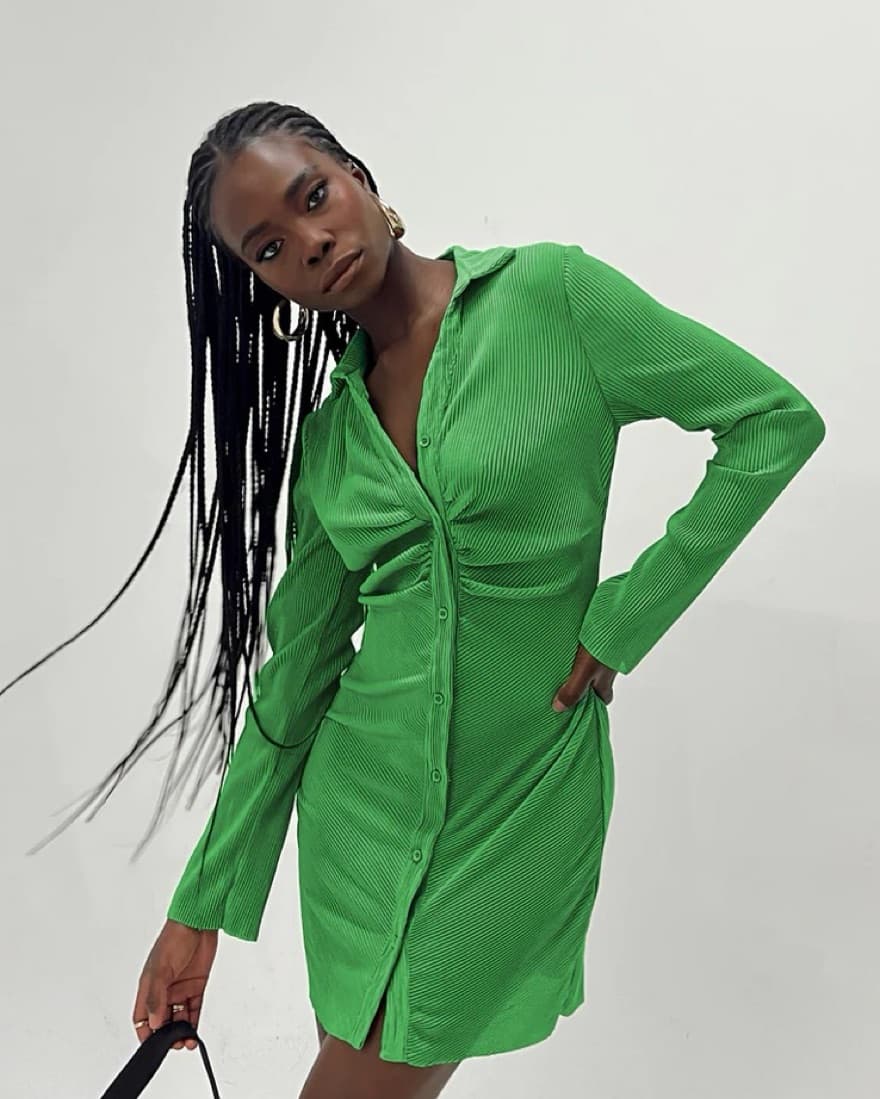 Green Princess Polly Dress  - Image 1