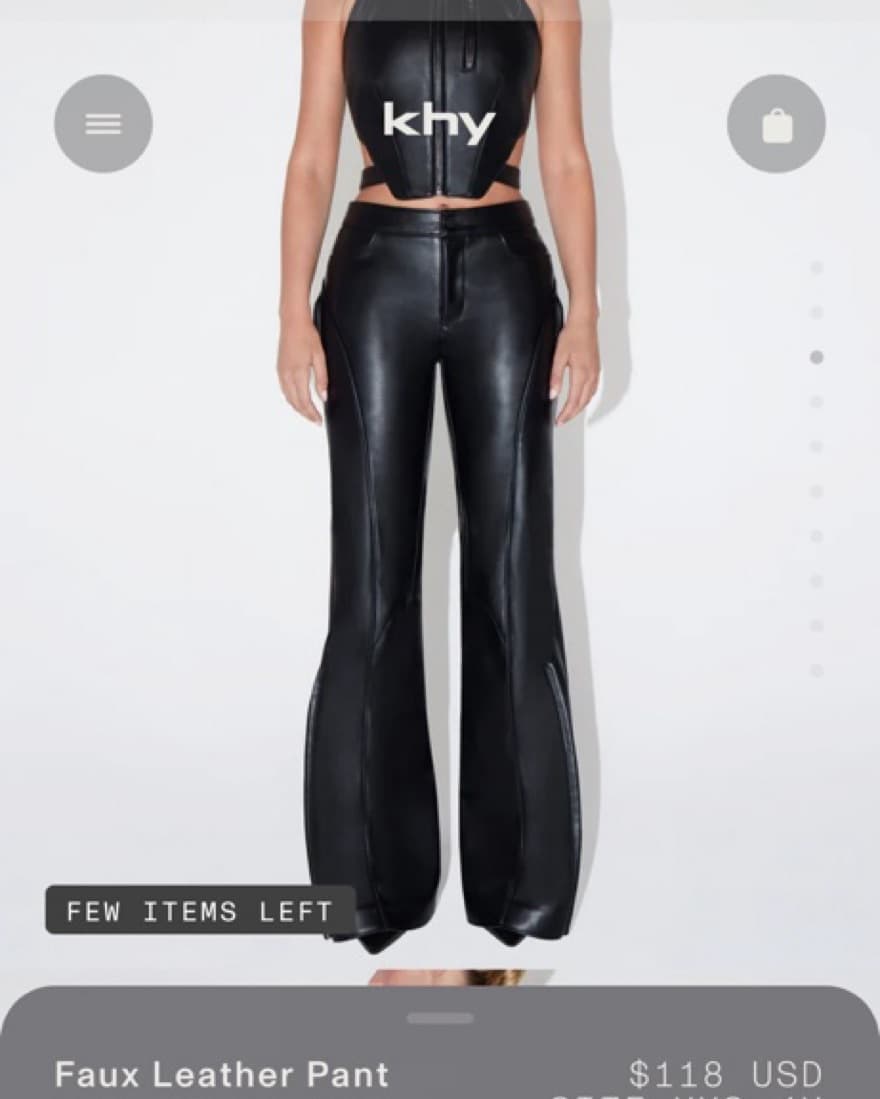 KHY Faux Leather Pant - Image 2