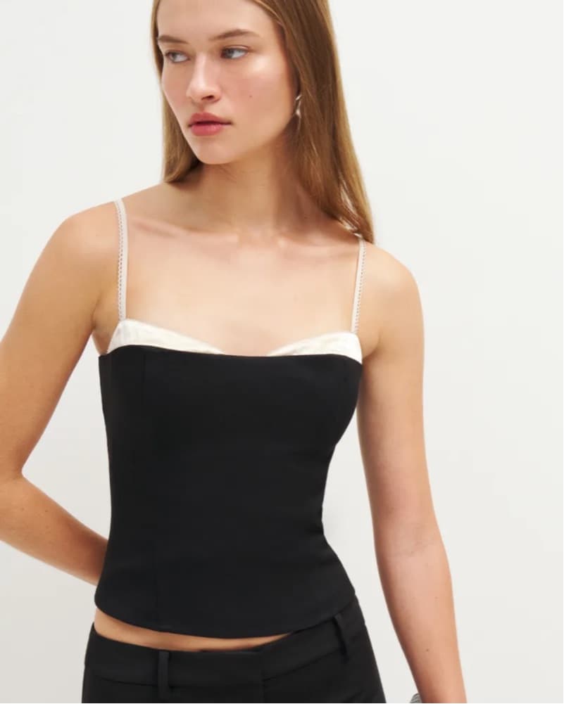 Reformation Melanie Top Black - Image 1