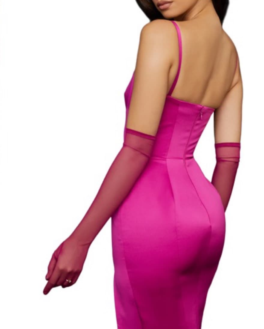 House of CB Casimira Pink Satin - Image 2