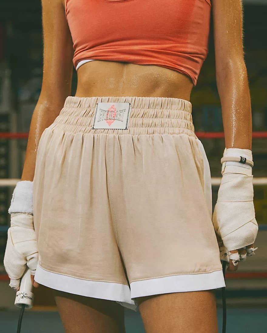 FP Movement x Everlast Satin Shorts - Image 1