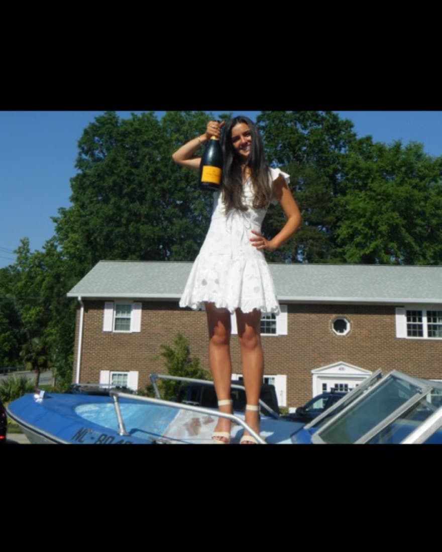 White Graduation Dress - Image 6