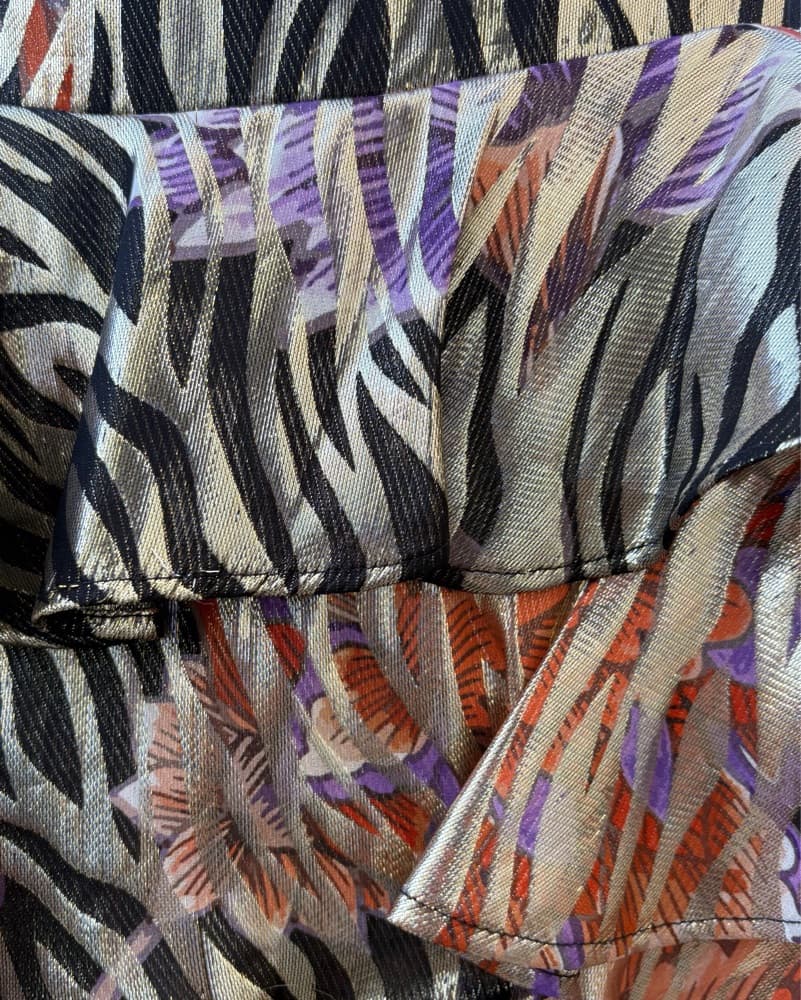 Hayley Menzies Silk Lurex ruffled Skirt  - Image 2