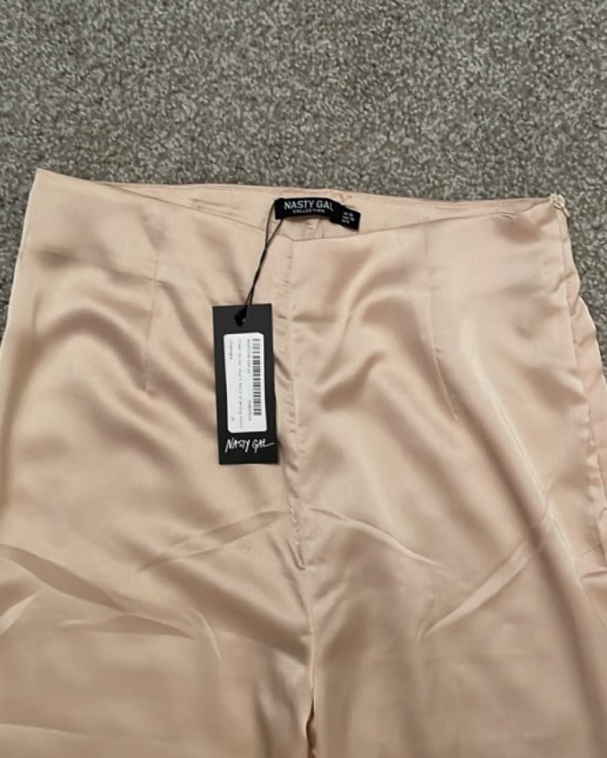 Nasty Gal Satin Wide Leg Pants - Image 2