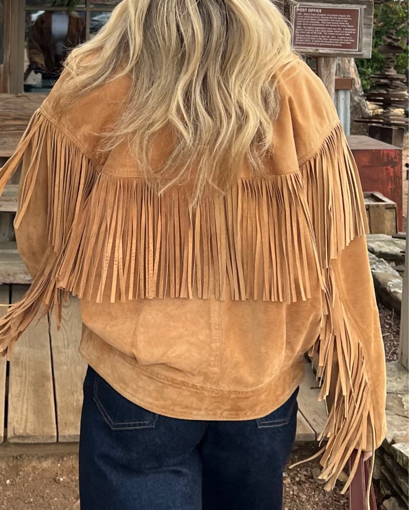 Suede Fringe Jacket  - Image 2