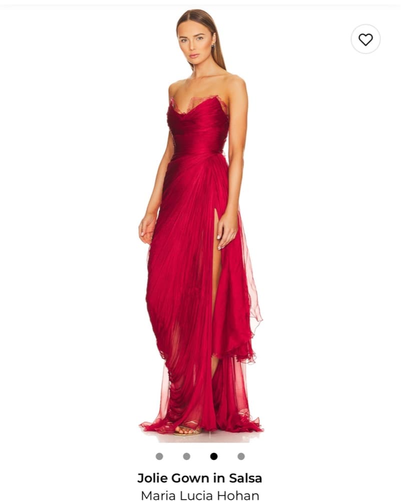 Maria Lucia Hohan Red Lace Dress Viral - Image 6