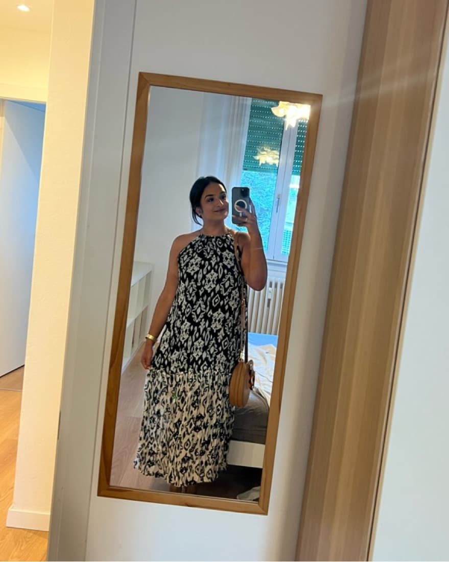 Printed Zara Maxi Dress - Image 1