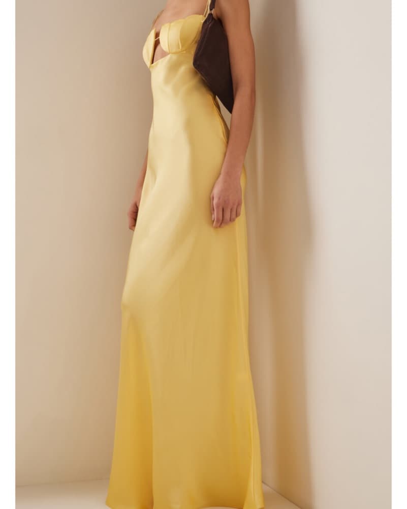 Anna October Yellow Maxi Dress - Image 2