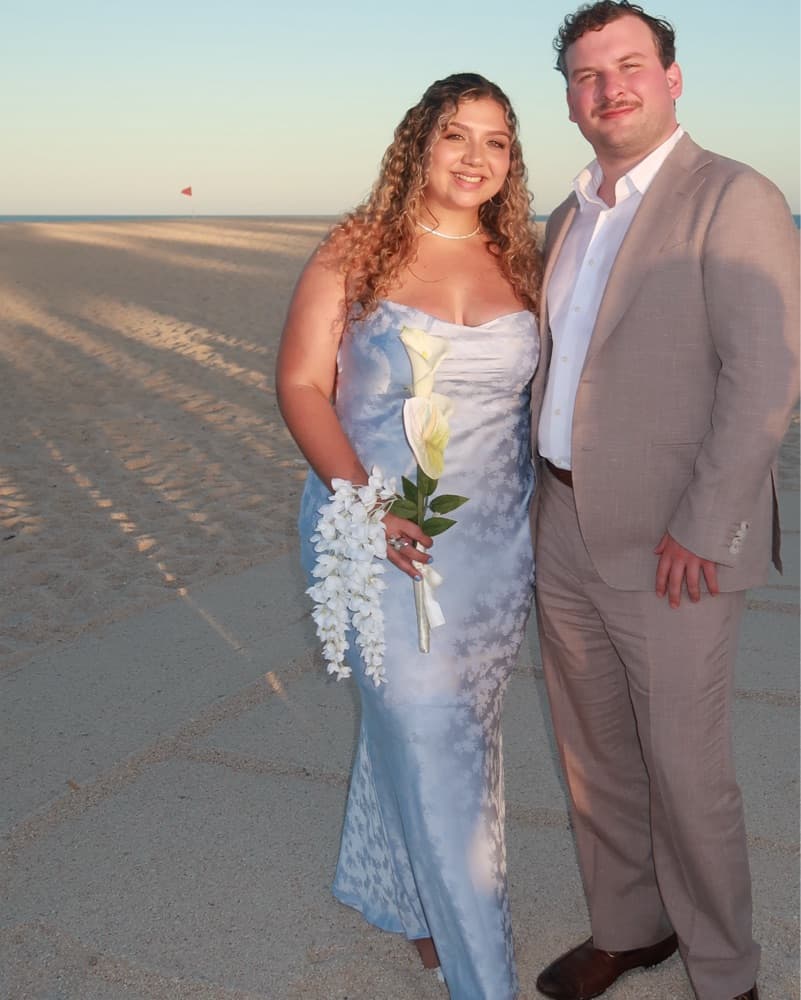 Blue Beidesmaid Dress - Image 1
