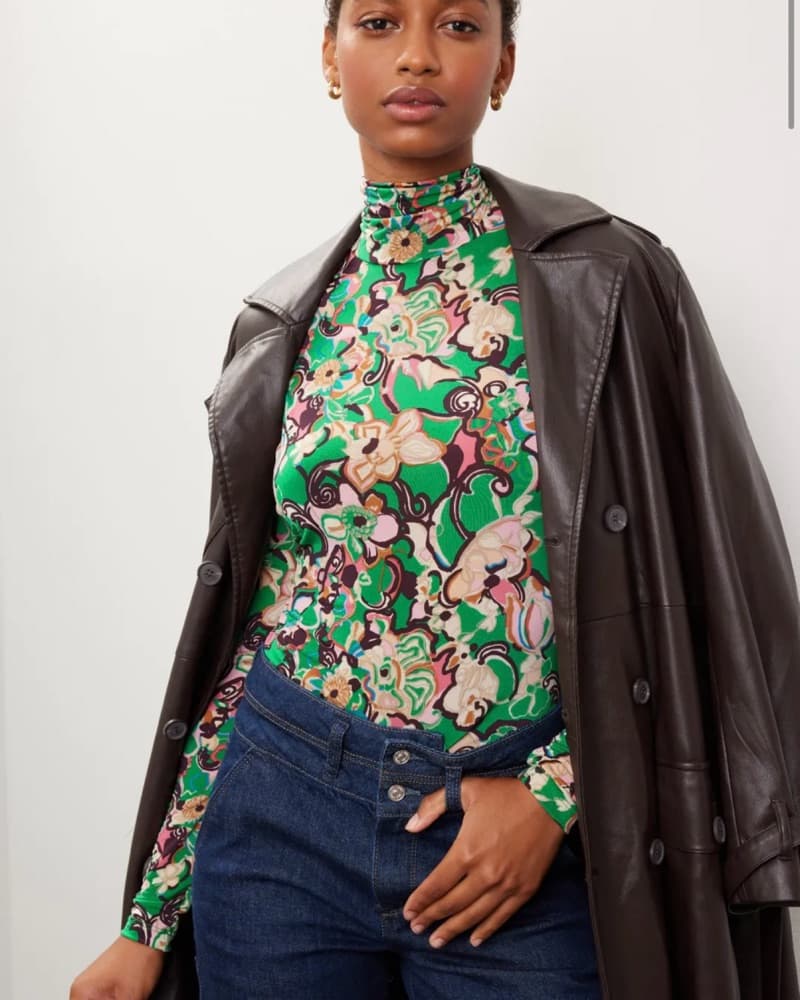 A.L.C Floral James Top  - Image 2