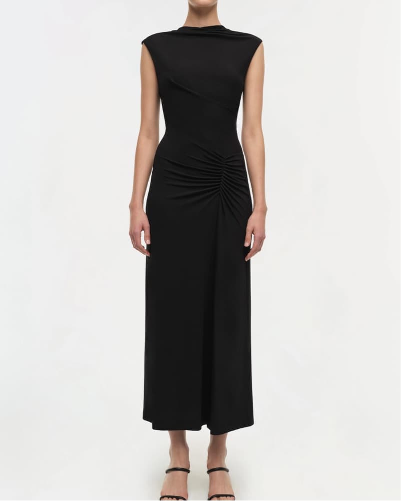 Simkhai Black Acacia Dress - Image 3