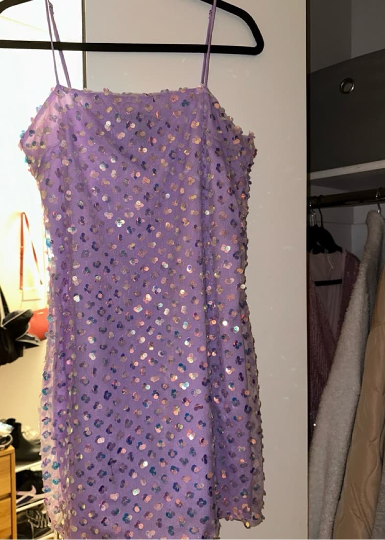 Purple Forever21 Dress with “sparkles” - Image 2