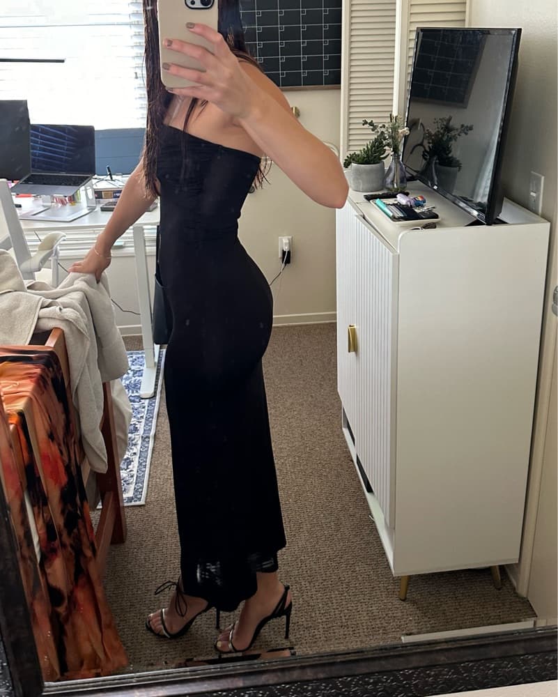 TOVE Strapless Cate Midi Dress - Image 5