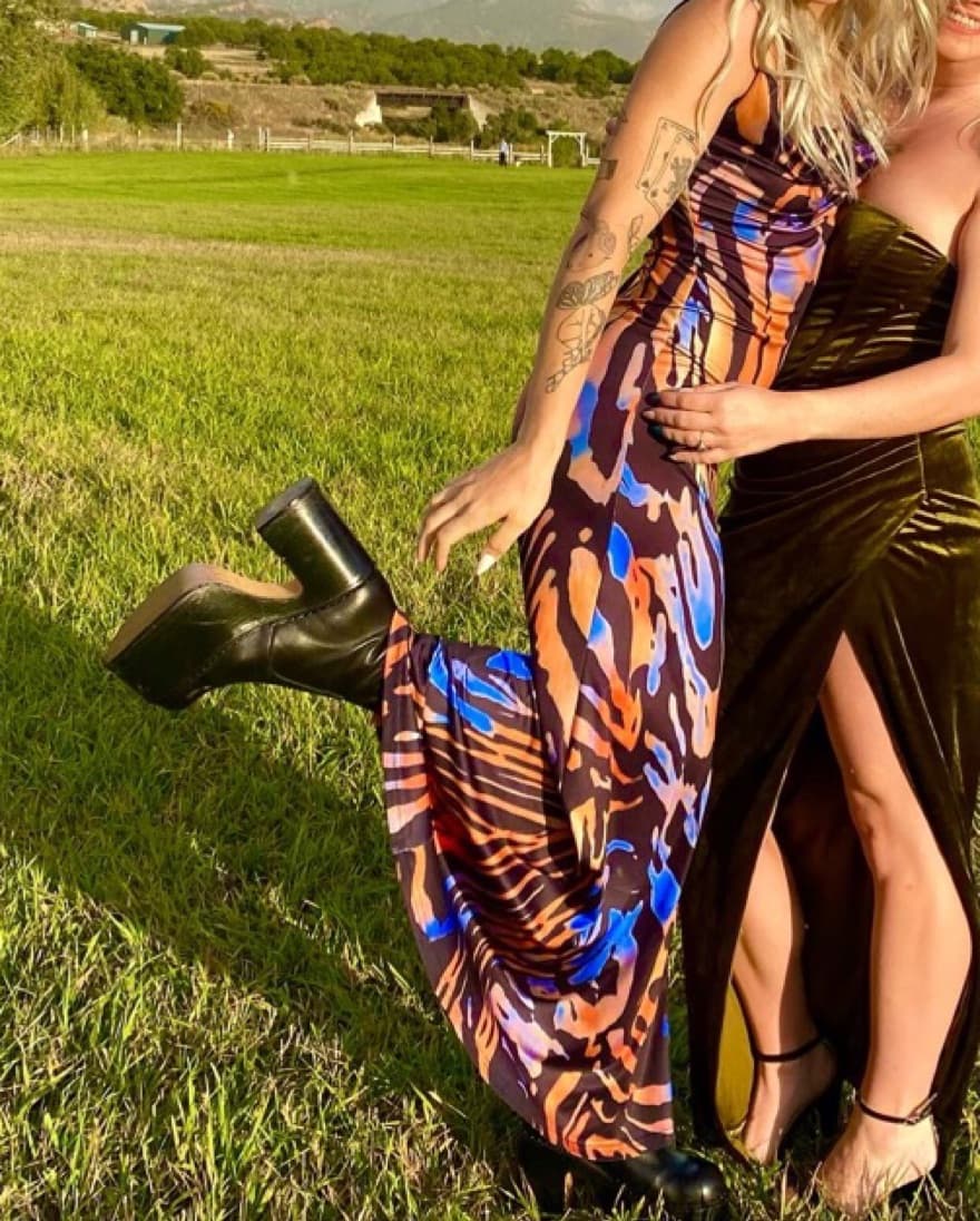 Rat and Boa Inspired Dress  - Image 1
