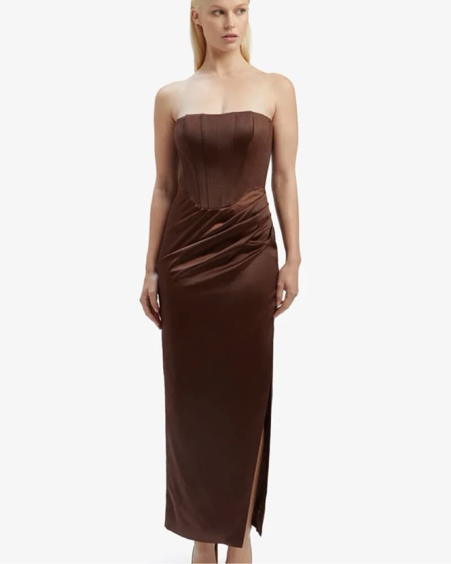 Bardot Everlasting Corset Satin Gown - Image 1