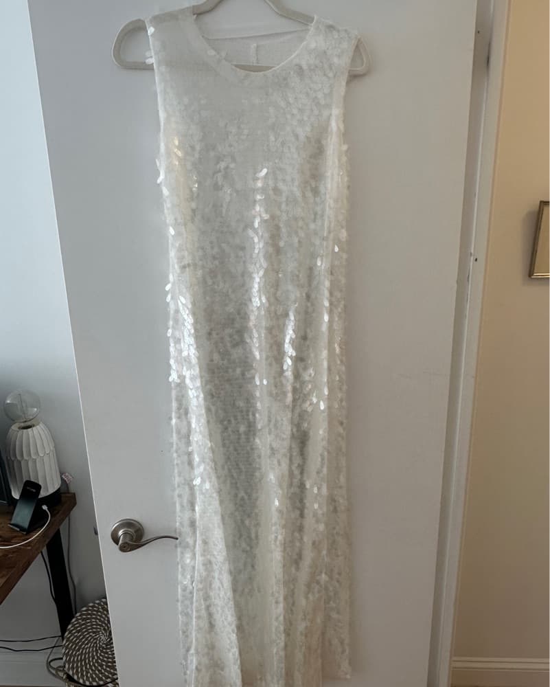 Norma Kamali Sequin Swing Dress, XS - Image 4