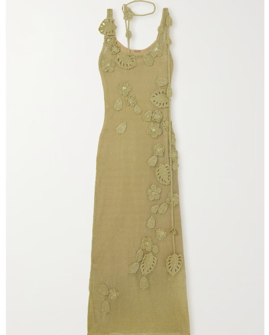 Cult Gaia Pemma Crochet Dress - Image 3