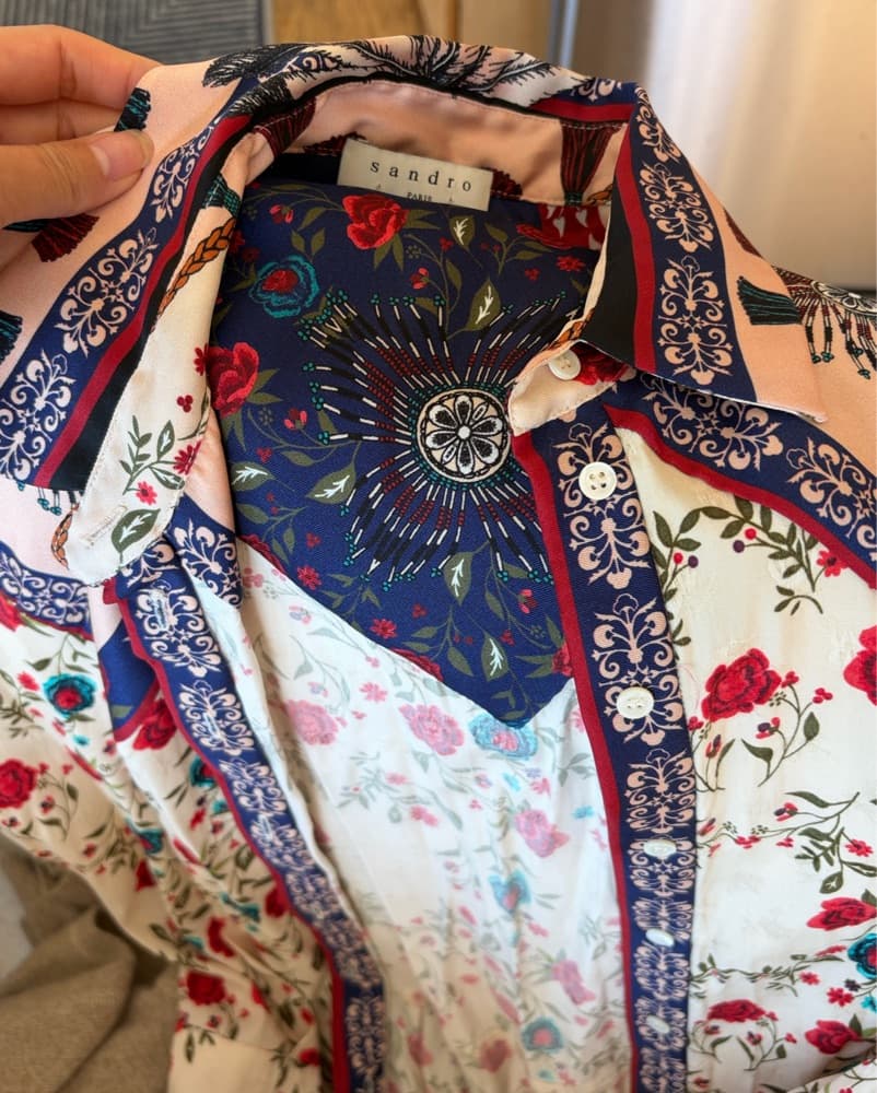 Sandro Vibrant Floral Jumpsuit  - Image 5