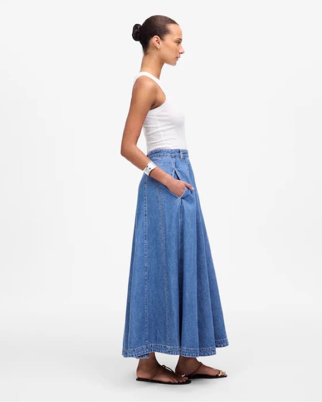 Madewell Denim Maxi Skirt  - Image 1