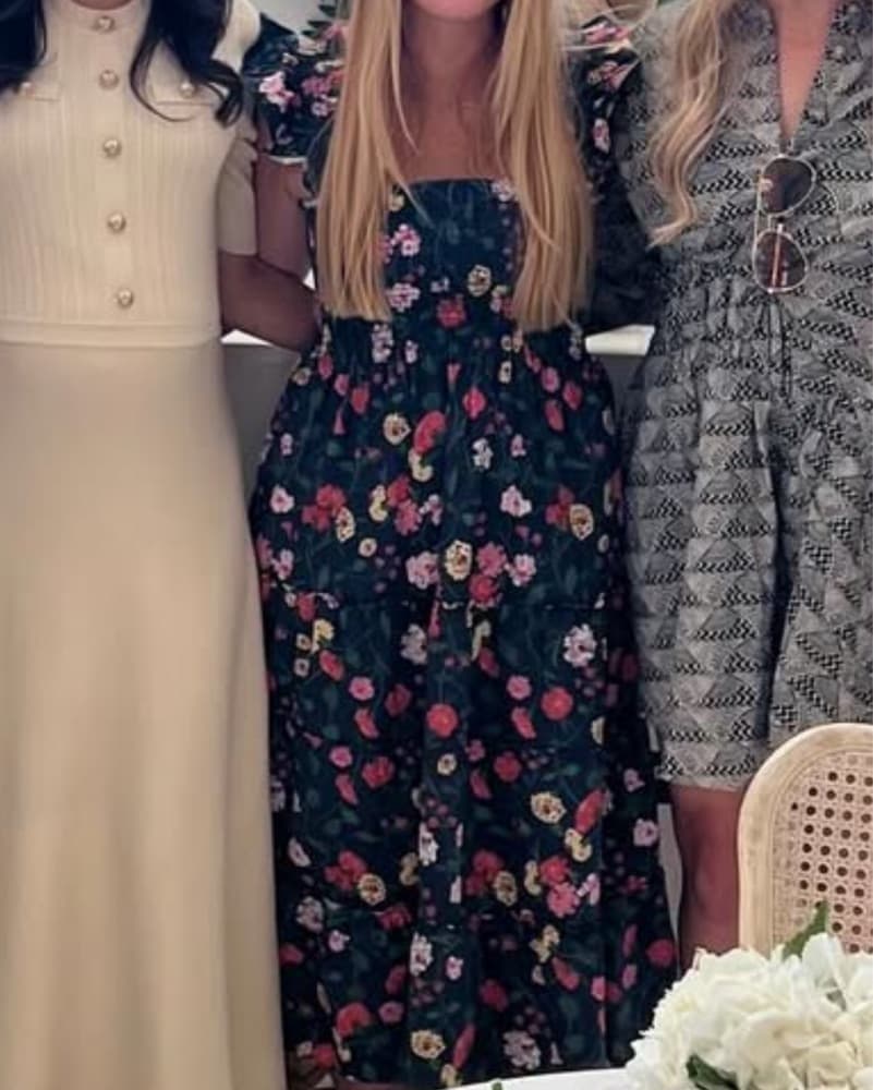 Ellie Nap Dress - Navy Peony  - Image 2
