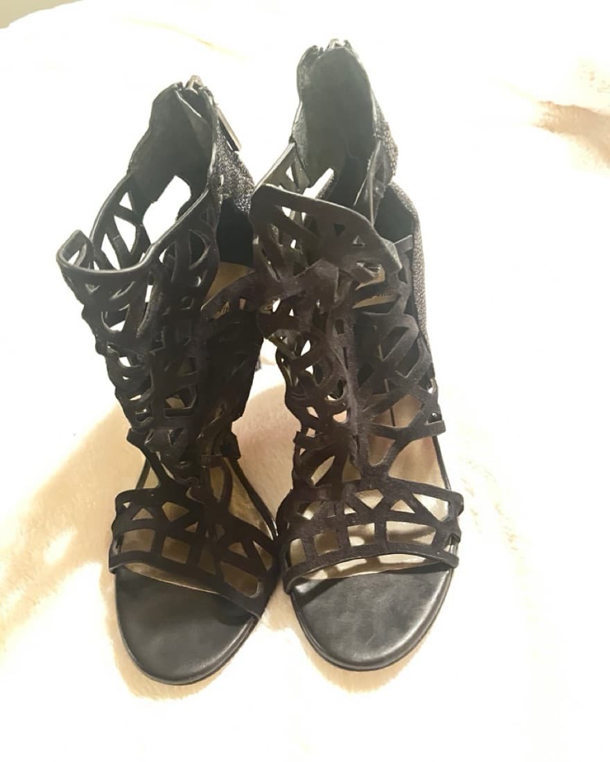 Dolce Vita Vero Cuoio black heels 4 inch - Image 4