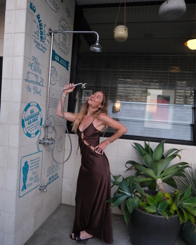Sultry Satin Maxi Dress - Image 3